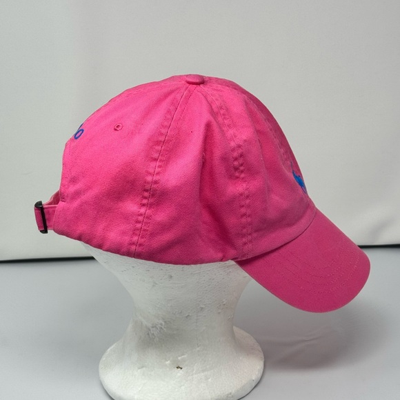 Polo Ralph Lauren Pink Hat Cap Baseball Hat Pink Preppy Coastal One Size - Picture 4 of 6
